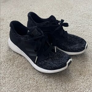 Adidas Black and White Athletic Sneakers